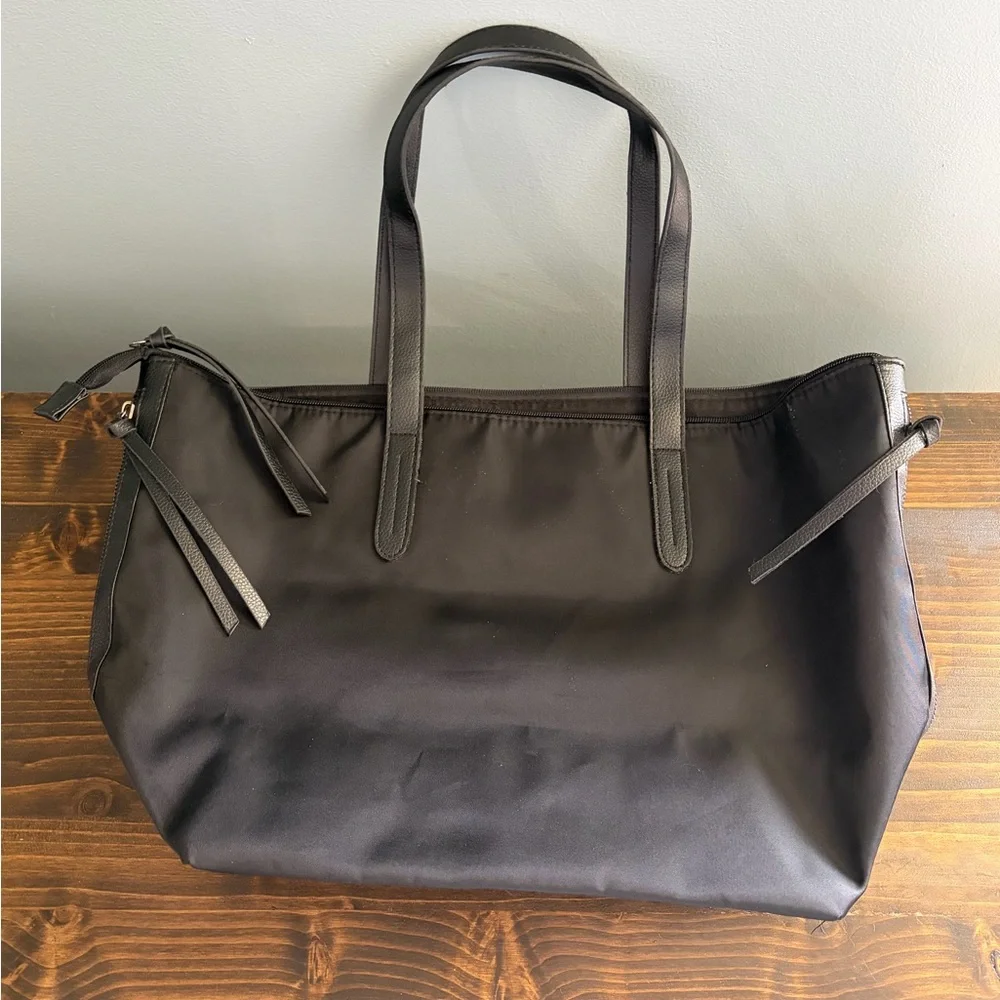 Botkier Bond Elegant Nylon Black Tote Bag